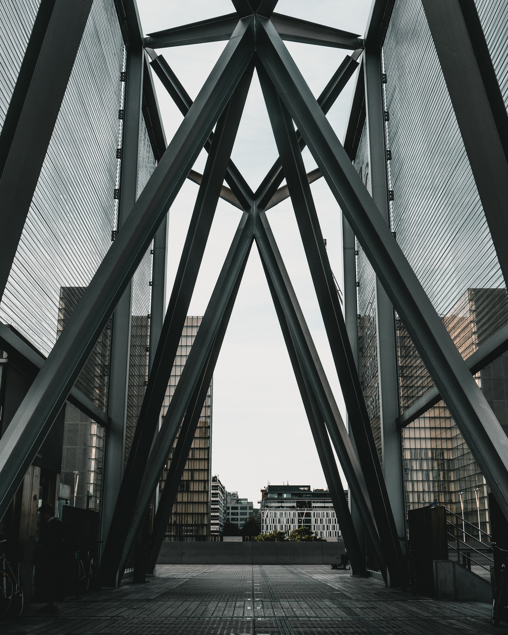 Black and Gray Metal Structure